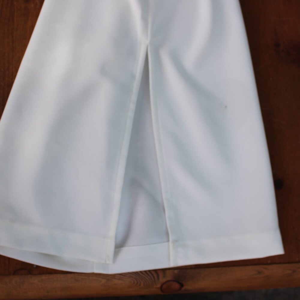 Francesca's Mi Ami Women's White Sleeveless Lace Bodice Jumpsuit Romper Medium - Picture 13 of 15